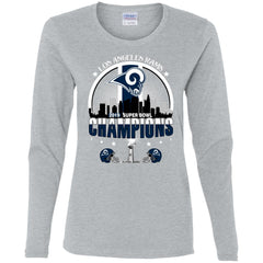 Nfl – Los Angeles Rams 2019 Super Bowl Champions Football Women Long Sleeve Shirt Women Long Sleeve Shirt - parenttees