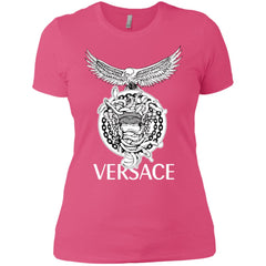 Versace Supervip Logo T-shirt Women Cotton T-Shirt Women Cotton T-Shirt - parenttees