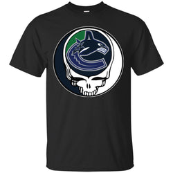 Vancouver Canucks Grateful Dead Steal Your Face Hockey Nhl Shirts Men Cotton T-Shirt