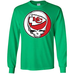 Kansas City Chiefs Grateful Dead Steal Your Face Football Nfl Shirts Men Long Sleeve Shirt Men Long Sleeve Shirt - parenttees