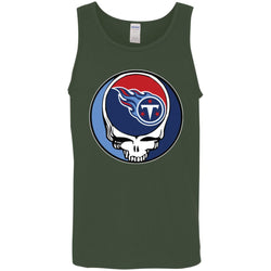 Tennessee Titans Grateful Dead Steal Your Face Football Nfl Shirts Men Cotton Tank