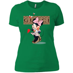 Couple Gucci Minnie Tshirt Valentine's Day Women Cotton T-Shirt Women Cotton T-Shirt - parenttees