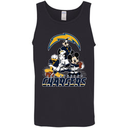 Mickey Mouse Los Angeles Chargers American Football Nfl Sports Shirt Men Cotton Tank