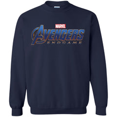 Marvel Avengers Endgame Movie Logo Graphic Crewneck Pullover Sweatshirt Crewneck Pullover Sweatshirt - parenttees