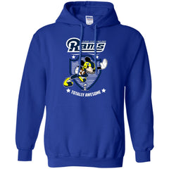 Nfl – Los Angeles Rams Totally Awesome Mickey Mouse Super Bowl 2019 Football Pullover Hoodie Sweatshirt Pullover Hoodie Sweatshirt - parenttees