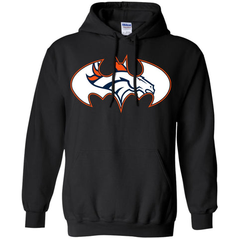 We Are The Denver Broncos Batman Nfl Mashup Pullover Hoodie Sweatshirt Black / S Pullover Hoodie Sweatshirt - parenttees