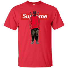 Supreme Deadpool Hiphop T-shirt Men Cotton T-Shirt Men Cotton T-Shirt - parenttees