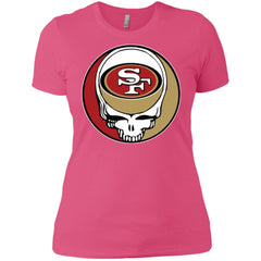 San Francisco 49ers Grateful Dead Steal Your Face Football Nfl Shirts Women Cotton T-Shirt Women Cotton T-Shirt - parenttees