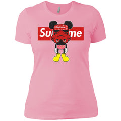 Supreme Robot Mickey Hot T-shirt Women Cotton T-Shirt Women Cotton T-Shirt - parenttees