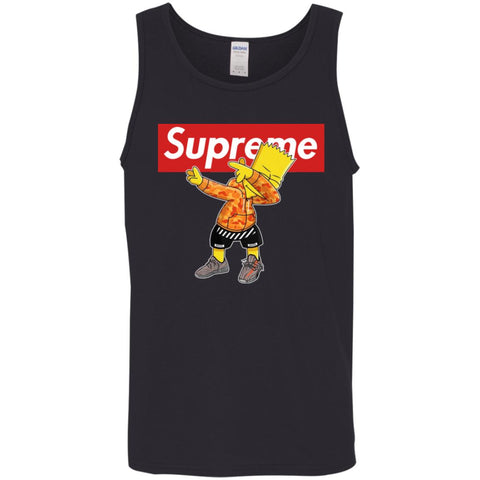 Supreme Dabbing T-shirt Men Cotton Tank Black / X-Small Men Cotton Tank - parenttees