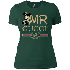 Gucci Couple Disney Mickey Valentine's Day T-shirt Women Cotton T-Shirt Women Cotton T-Shirt - parenttees