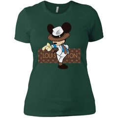 Louis Vuitton Mickey Dance Tshirt Women Cotton T-Shirt Women Cotton T-Shirt - parenttees