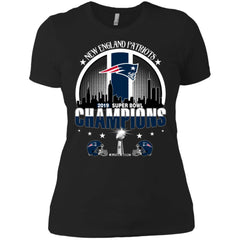 Nfl – New England Patriots 2019 Super Bowl Champions Football Women Cotton T-Shirt Women Cotton T-Shirt - parenttees