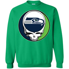 Seattle Seahawks Grateful Dead Steal Your Face Football Nfl Shirts Crewneck Pullover Sweatshirt Crewneck Pullover Sweatshirt - parenttees