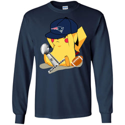 Nfl - New England Patriots Pikachu Super Bowl 2019 Football Men Long Sleeve Shirt