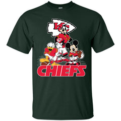 Mickey Mouse Kansas City Chiefs American Football Nfl Sports Shirt Men Cotton T-Shirt Men Cotton T-Shirt - parenttees