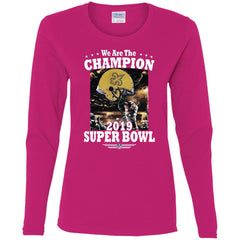 Nfl – New Orleans Saints We Are The Champion 2019 Super Bowl Football Women Long Sleeve Shirt Women Long Sleeve Shirt - parenttees