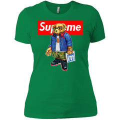 Supreme Bear Style Music T-shirt Women Cotton T-Shirt Women Cotton T-Shirt - parenttees