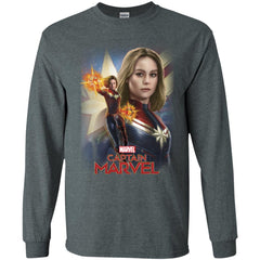 Marvel Captain Marvel Powers Portrait Men Long Sleeve Shirt Men Long Sleeve Shirt - parenttees