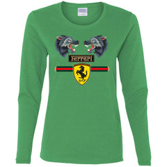 Gucci Ferrari Shirt Women Long Sleeve Shirt Women Long Sleeve Shirt - parenttees