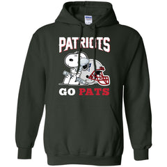 Go Pats - New England Patriots Super Bowl 2019 Snoopy Football Nfl Pullover Hoodie Sweatshirt Pullover Hoodie Sweatshirt - parenttees