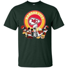 Nfl – Kansas City Chiefs Super Bowl 2019 Mickey Mouse Minnie Mouse Donald Duck Daisy Duck Football Men Cotton T-Shirt Men Cotton T-Shirt - parenttees