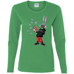 Rabbit Gucci T-shirt Women Long Sleeve Shirt Women Long Sleeve Shirt - parenttees