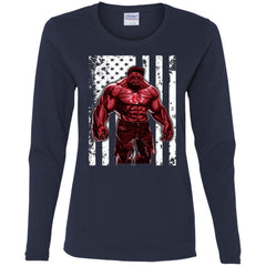 Giants Hulk Boston Red Sox T-shirt Flag Women Long Sleeve Shirt Women Long Sleeve Shirt - parenttees