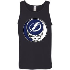 Tampa Bay Lightning Grateful Dead Steal Your Face Hockey Nhl Shirts Men Cotton Tank Men Cotton Tank - parenttees