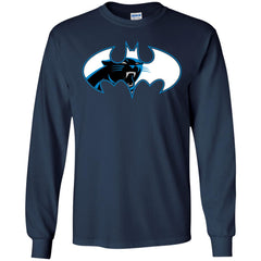 We Are The Carolina Panthers Batman Nfl Mashup Men Long Sleeve Shirt Men Long Sleeve Shirt - parenttees