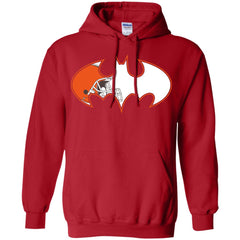 We Are The Cleveland Browns Batman Nfl Mashup Pullover Hoodie Sweatshirt Pullover Hoodie Sweatshirt - parenttees