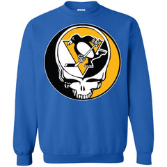 Pittsburgh Penguins Grateful Dead Steal Your Face Hockey Nhl Shirts Crewneck Pullover Sweatshirt Crewneck Pullover Sweatshirt - parenttees