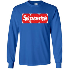 Louis Vuitton Box Supreme T-shirt Men Long Sleeve Shirt Men Long Sleeve Shirt - parenttees