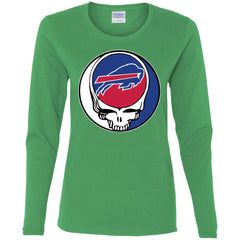 Buffalo Bills Grateful Dead Steal Your Face Football Nfl Shirts Women Long Sleeve Shirt Women Long Sleeve Shirt - parenttees