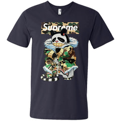 Supreme Panda Kung Fu T-shirt Men V-Neck T-Shirt Men V-Neck T-Shirt - parenttees