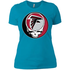 Atlanta Falcons Grateful Dead Steal Your Face Football Nfl Shirts Women Cotton T-Shirt Women Cotton T-Shirt - parenttees