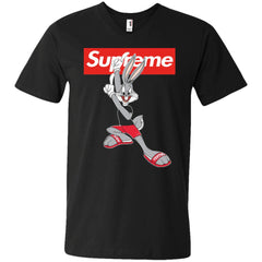 Supreme Rabbit Cute Stylelist T-shirt Men V-Neck T-Shirt Men V-Neck T-Shirt - parenttees