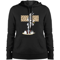 Gucci Rabbit Smoking Funny T-shirt Women Hooded Sweatshirt