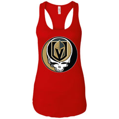 Vegas Golden Knights Grateful Dead Steal Your Face Hockey Nhl Shirts Women Tank Top Women Tank Top - parenttees