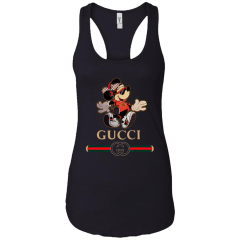 Gucci Mickey Fashion Stylelist Music T-shirt Women Tank Top Black / X-Small Women Tank Top - parenttees