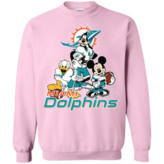 Mickey Mouse Miami Dolphins American Football Nfl Sports Shirt Crewneck Pullover Sweatshirt Crewneck Pullover Sweatshirt - parenttees