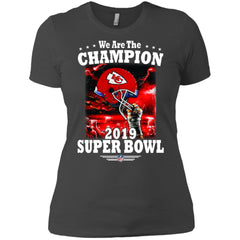 Nfl – Kansas City Chiefs We Are The Champion 2019 Super Bowl Football Women Cotton T-Shirt Women Cotton T-Shirt - parenttees