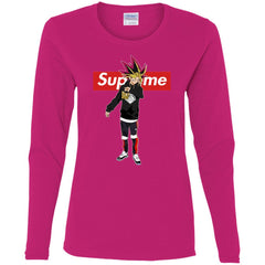 Supreme Yugi Mutou Game Yugioh T-shirt Women Long Sleeve Shirt Women Long Sleeve Shirt - parenttees