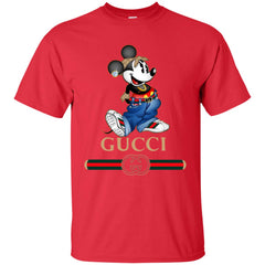 Gucci T-shirt Mouse Mickey Cartoon T-shirt Men Cotton T-Shirt Men Cotton T-Shirt - parenttees