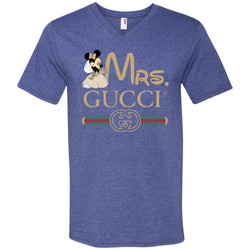 Mrs Minnie Gucci Couple Disney Shirt Valentine's Day T-shirt Men V-Neck T-Shirt