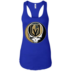 Vegas Golden Knights Grateful Dead Steal Your Face Hockey Nhl Shirts Women Tank Top Women Tank Top - parenttees