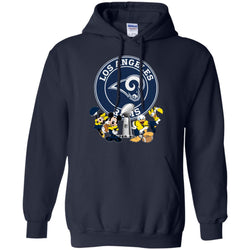 Nfl – Los Angeles Rams Super Bowl 2019 Mickey Mouse Minnie Mouse Donald Duck Daisy Duck Football Pullover Hoodie Sweatshirt