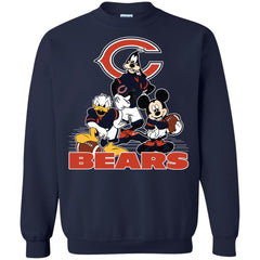 Mickey Mouse Chicago Bears American Football Nfl Sports Shirt Crewneck Pullover Sweatshirt Crewneck Pullover Sweatshirt - parenttees