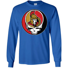 Ottawa Senators Grateful Dead Steal Your Face Hockey Nhl Shirts Men Long Sleeve Shirt Men Long Sleeve Shirt - parenttees