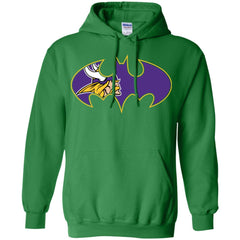 We Are The Minnesota Vikings Batman Nfl Mashup Pullover Hoodie Sweatshirt Pullover Hoodie Sweatshirt - parenttees